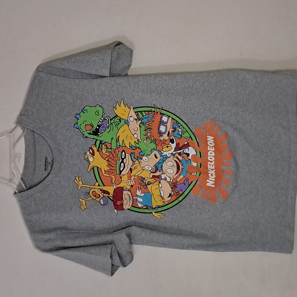 Nickelodeon Men's Size Medium Classic 1990's Nickelodeon Cartoon Tee